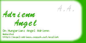 adrienn angel business card